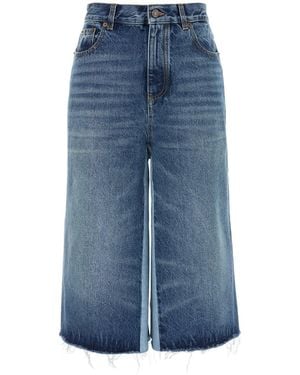 Chloé Bermuda in denim - Blu