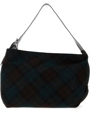 Vivienne Westwood Borsa shopping Maxime grande in tessuto ricamato - Nero