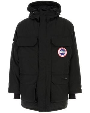 Canada Goose Polyester Blend Expedition Down Jacket - Black