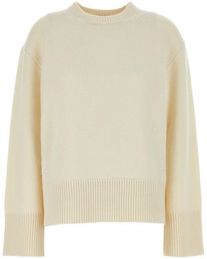 Camilla & Marc Ivory Wool Blend Ash Oversize Jumper - Natural