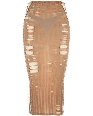 DIESEL M-Calina Midi Skirt - Natural