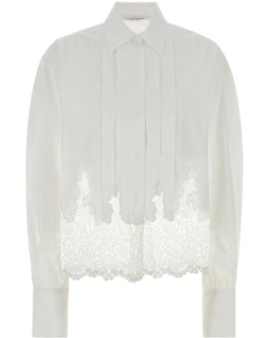 Ermanno Scervino White Poplin Shirt
