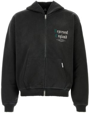 Represent Slate Cottons Sweatshirt - Black
