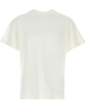 Jil Sander Solid T-Shirts - White