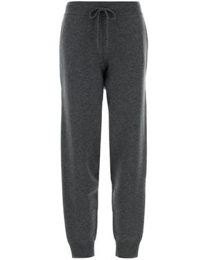 Loulou de Saison Grey Cashmere Hespero joggers - Black
