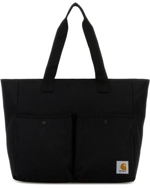 Carhartt Jake Tote Bag in tela nera - Nero