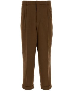 Ami Paris Pantalone in lana caramello - Neutro