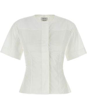 McQueen White Poplin Shirt
