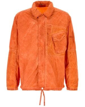 Stone Island Orange Nylon Jacket
