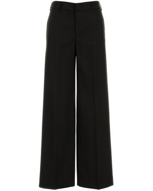 パンツ PT TORINO Black stretch polyester Gioia pant PT Torino Black Stretch Polyester Gioia Pant | Lyst UK