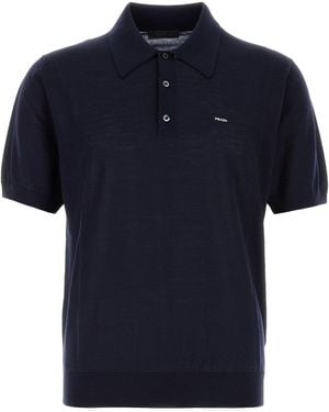 Prada Polo in lana bly navy - Blu