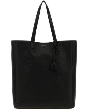Saint Laurent Borsa shopping Bold in pelle nera - Nero