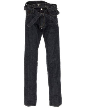 DSquared² Blue Denim X Magliano Butch Jeans - Black