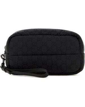 Gucci Clutch in tela nera - Nero