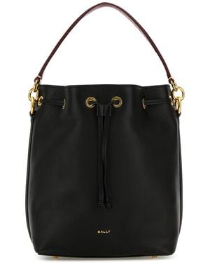 Bally Bucket Code Bag - Black