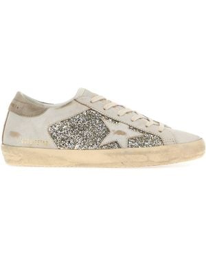 Golden Goose Chalk Leather Super-star Trainers - Multicolour