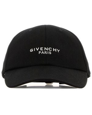 Givenchy Cotton Blend Baseball Cap - Black