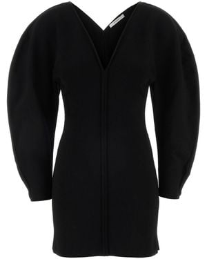 Givenchy Black Stretch Viscose Blend Cocoon Mini Dress