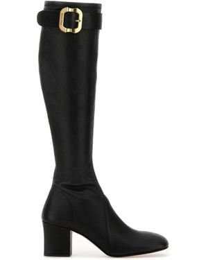 Miu Miu Stivali in nappa nera - Nero