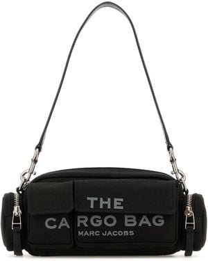 Marc Jacobs Black Canvas Shoulder Bag