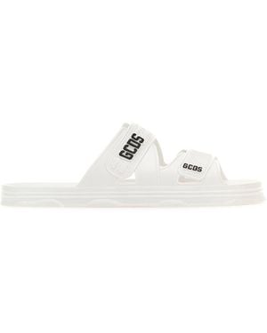 Gcds White Rubber Slippers