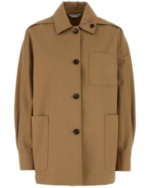 Max Mara Giubbino Moneta in cotone cammello - Marrone