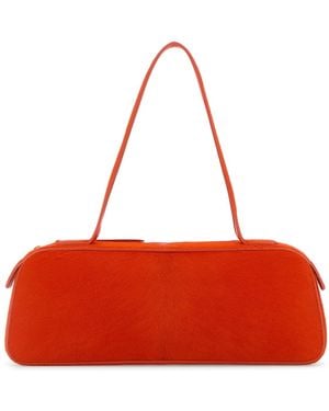 KHAITE Borsa a spalla Simona in cavallino arancione - Rosso