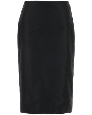 Jil Sander Faille Skirt - Black