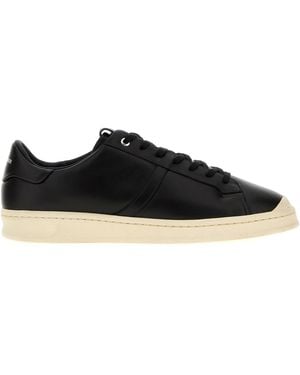 Jil Sander Leather Trainers - Black