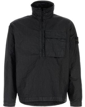 Stone Island Black Nylon Shirt