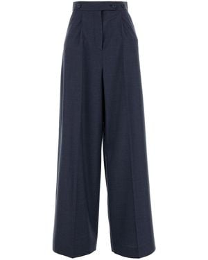 Givenchy Wool Palazzo Pant - Blue