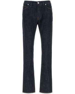 Brioni Dark Blue Stretch Denim Jeans