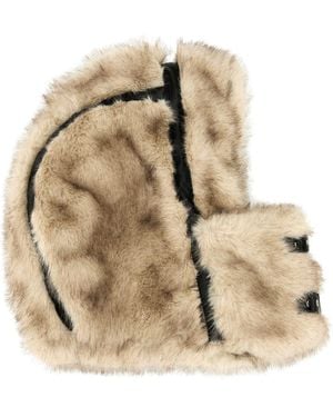 Kidsuper Faux Fur Hat - Natural