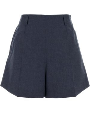 Givenchy Shorts in lana blu navy