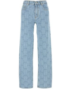 KENZO Embroidered Denim Jeans - Blue