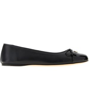 Gucci Ballerine in pelle nera - Nero
