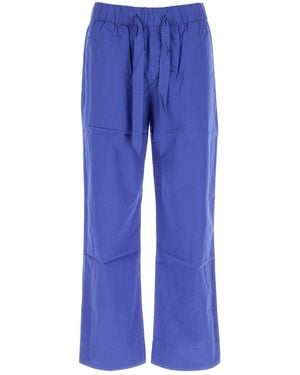 Tekla Pantalone pigiama in cotone blu