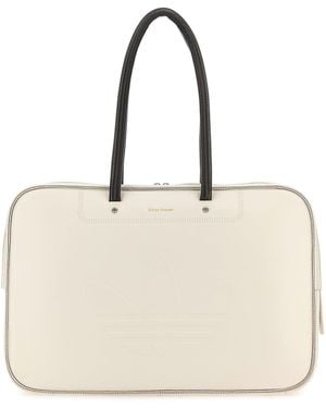 adidas Ivory Leather X Wales Bonner Travel Bag - Natural