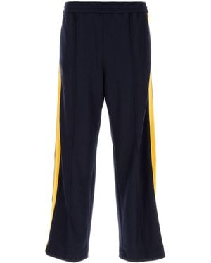 1989 STUDIO Dark Blue Wool Blend joggers