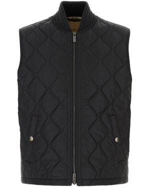 Burberry Nylon Vest - Black