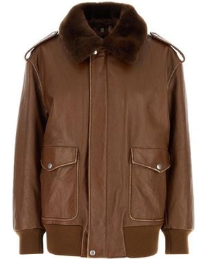 Prada Giubbino in nappa marrone