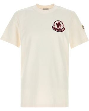 Moncler White Cotton T-shirt