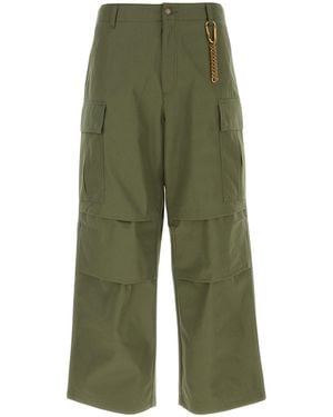 DARKPARK Pantalone Vince in cotone verde militare