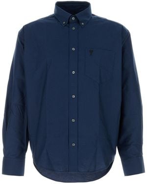 Ami Paris Ccia oversize in oxford blu