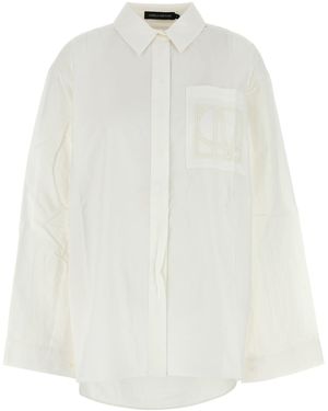 Camilla & Marc White Poplin Winslow Oversize Shirt