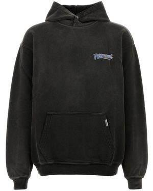 Represent Relaxed-Fit Hoodie With Graphic Design - Black