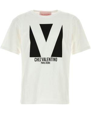 Valentino Garavani T-shirt in cotone bianco