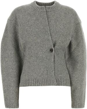 Soeur Grey Wool Blend Galileo Cardigan