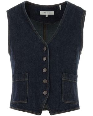 FRAME The Denim Vest - Blue
