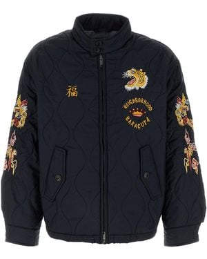 BARACUTA ENGLAND Navy Blue Nylon Jacket